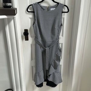 Calvin Klein gingham work dress